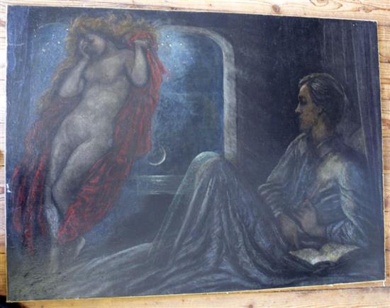 Sir Charles Holroyd (1861-1917) Nocturnal vision 30 x 41in.